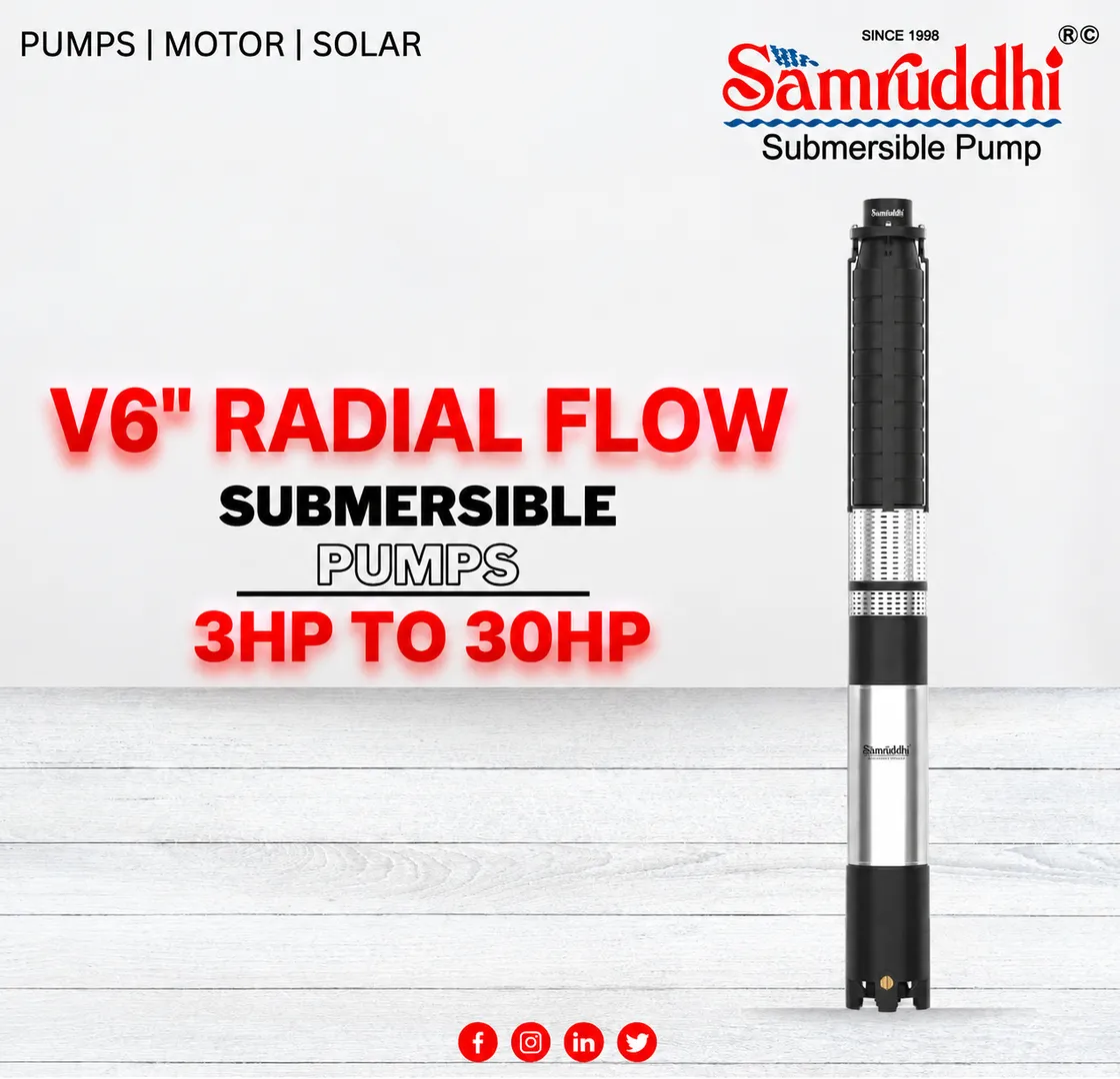 V6 Radial Flow 3 HP to 20 HP Pump Vadodara