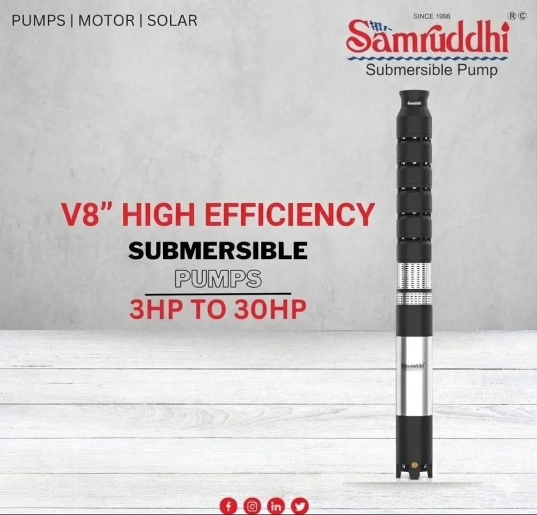 Submersible Pump Dealer in Patan | High Depth V8 Submersible Motor PatanBest, Top, Leading, Affordab