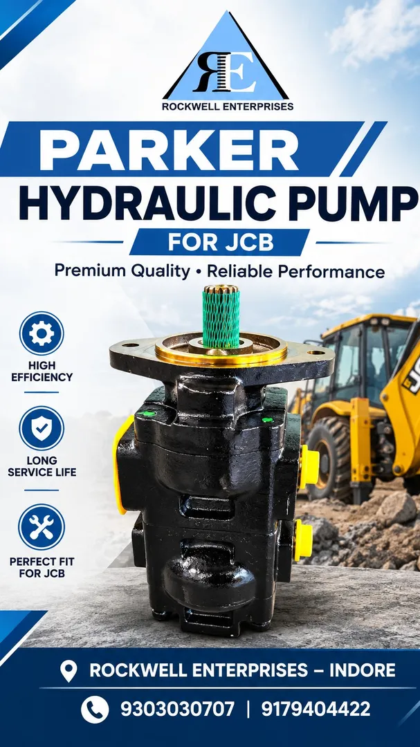 Parker Hydraulic Pump for JCB – Reliable Hydraulic Performance by Rockwell Enterprises, Indore