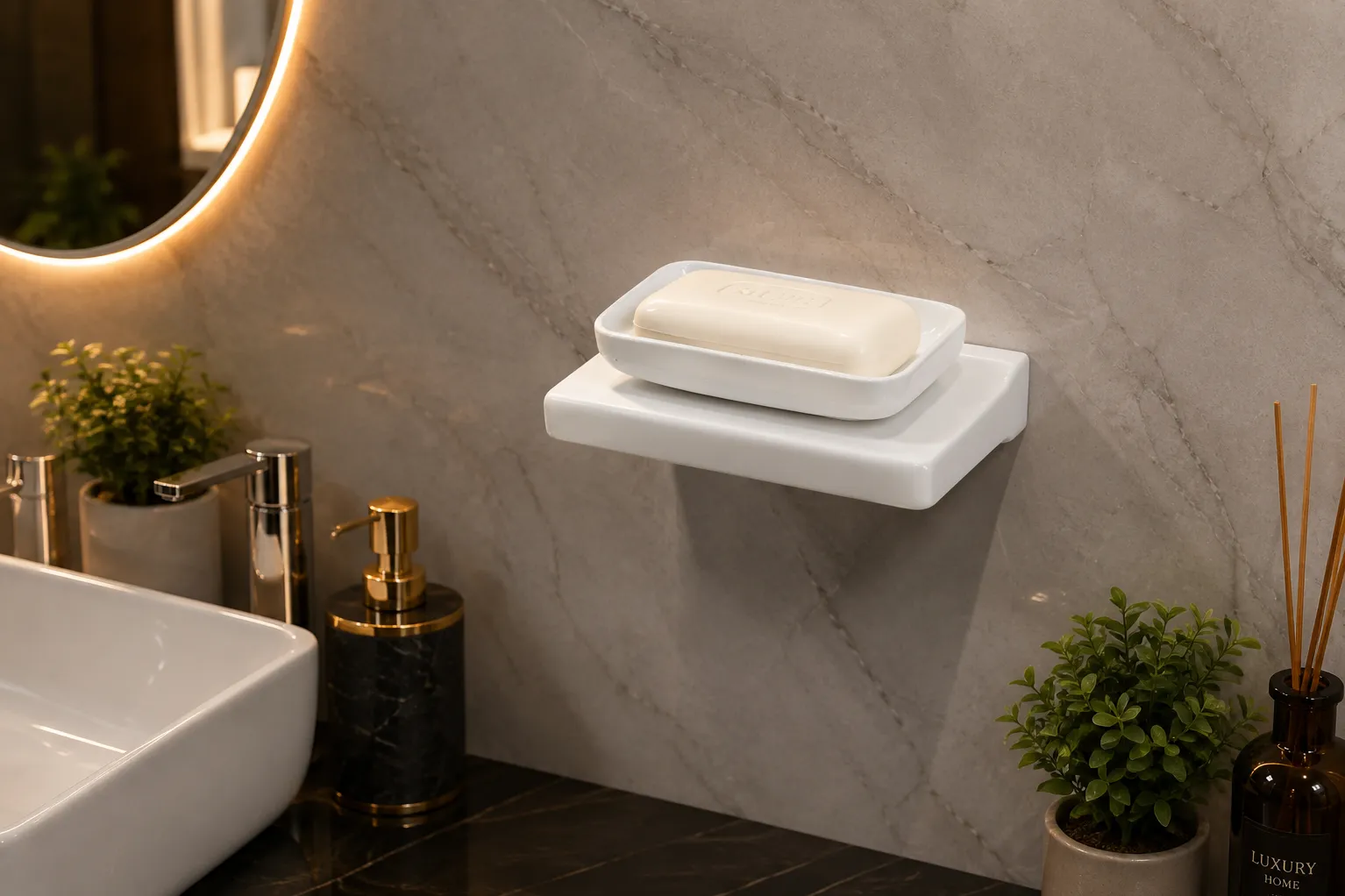 Acrylic new single soap dish