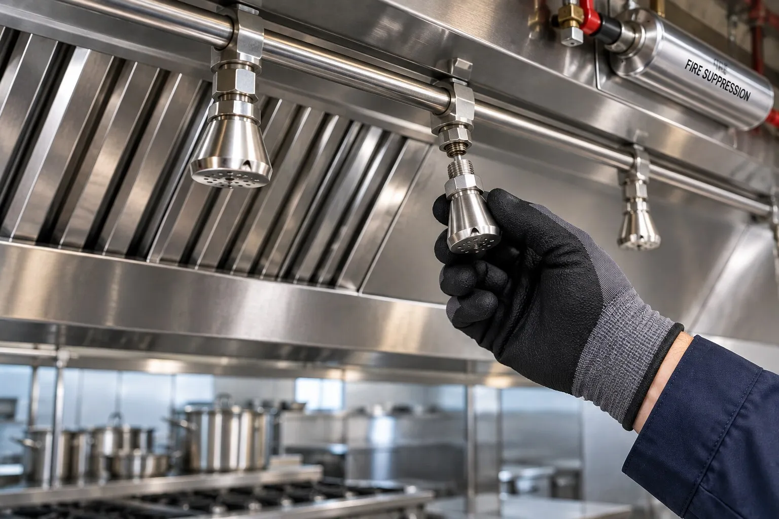 Kitchen Suppression System Nozzle Replacement for Bhandup Workshops