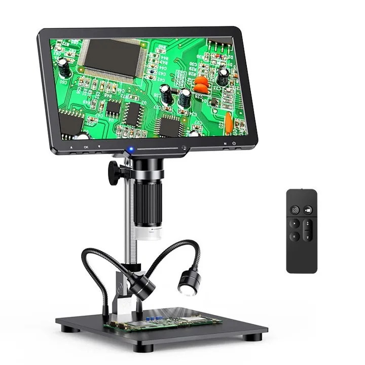 SONY 10 INCH DISPLAY DIGITAL MICROSCOPE 1600X with HDMI/USB output Extra Led Lights and Batteries