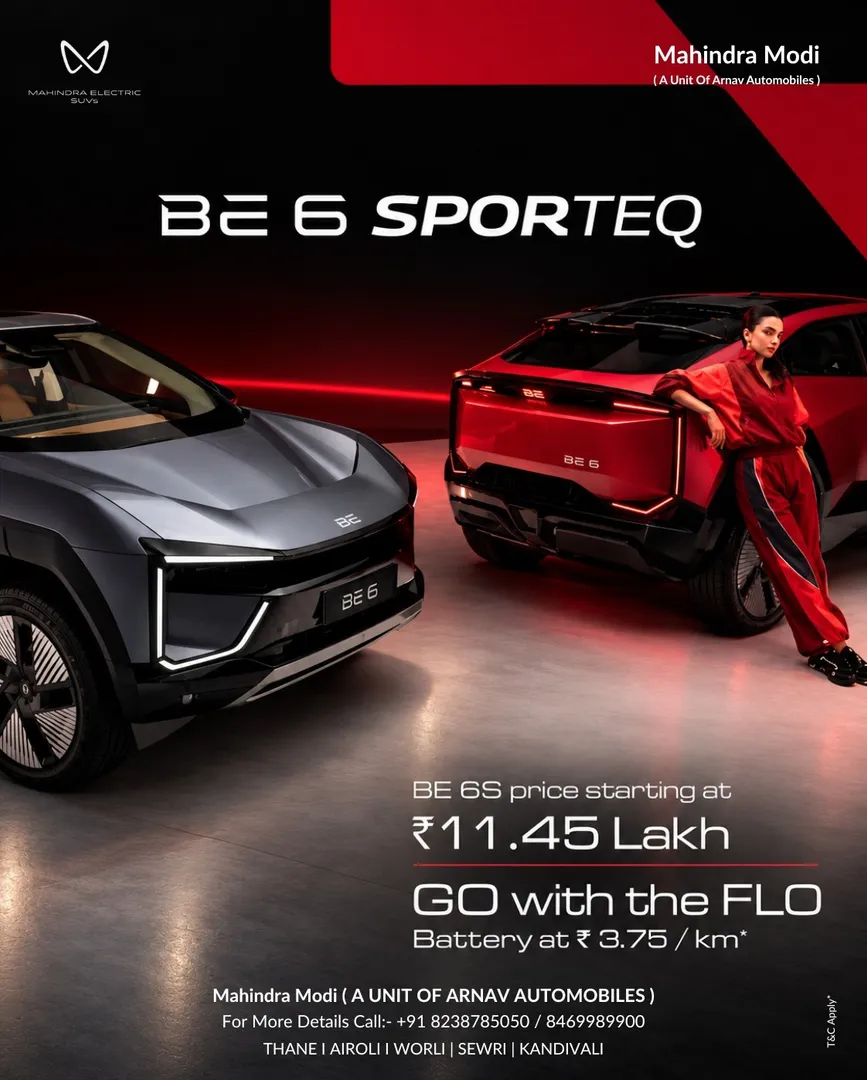 Mahindra BE 6 Sport EQ AT – Mahindra Modi Worli
The Mahindra BE 6 Sport EQ AT is a premium electric...