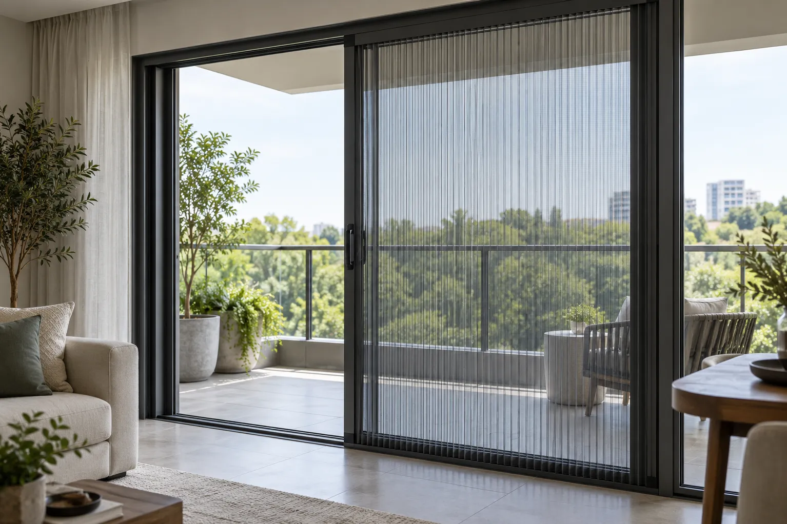 Pleated Sliding Mosquito Net in Talegaon Dabhade for Large Doors and Openings