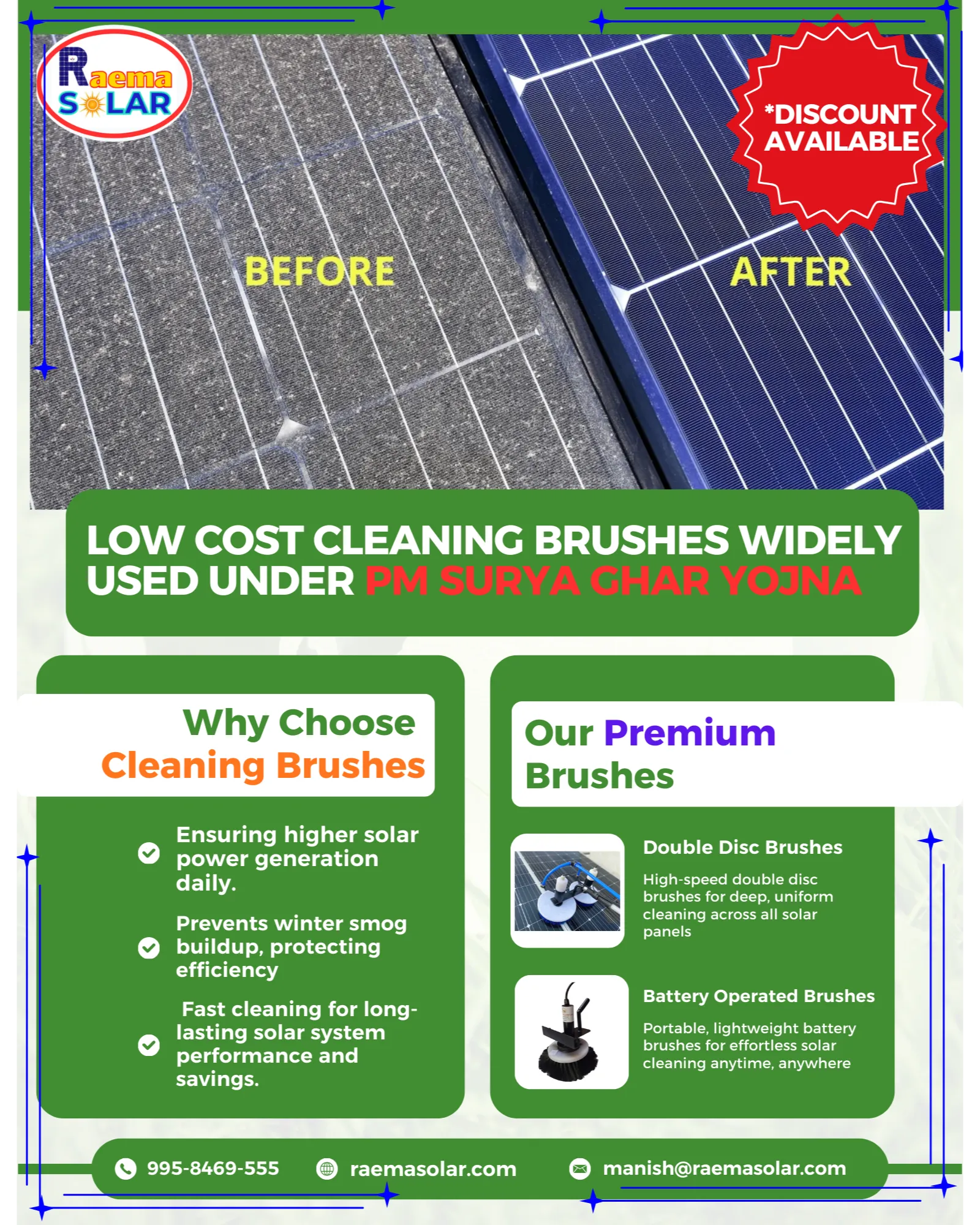 Solar Panel Cleaning Equipment in Gandhinagar for Solar Plant Maintenance