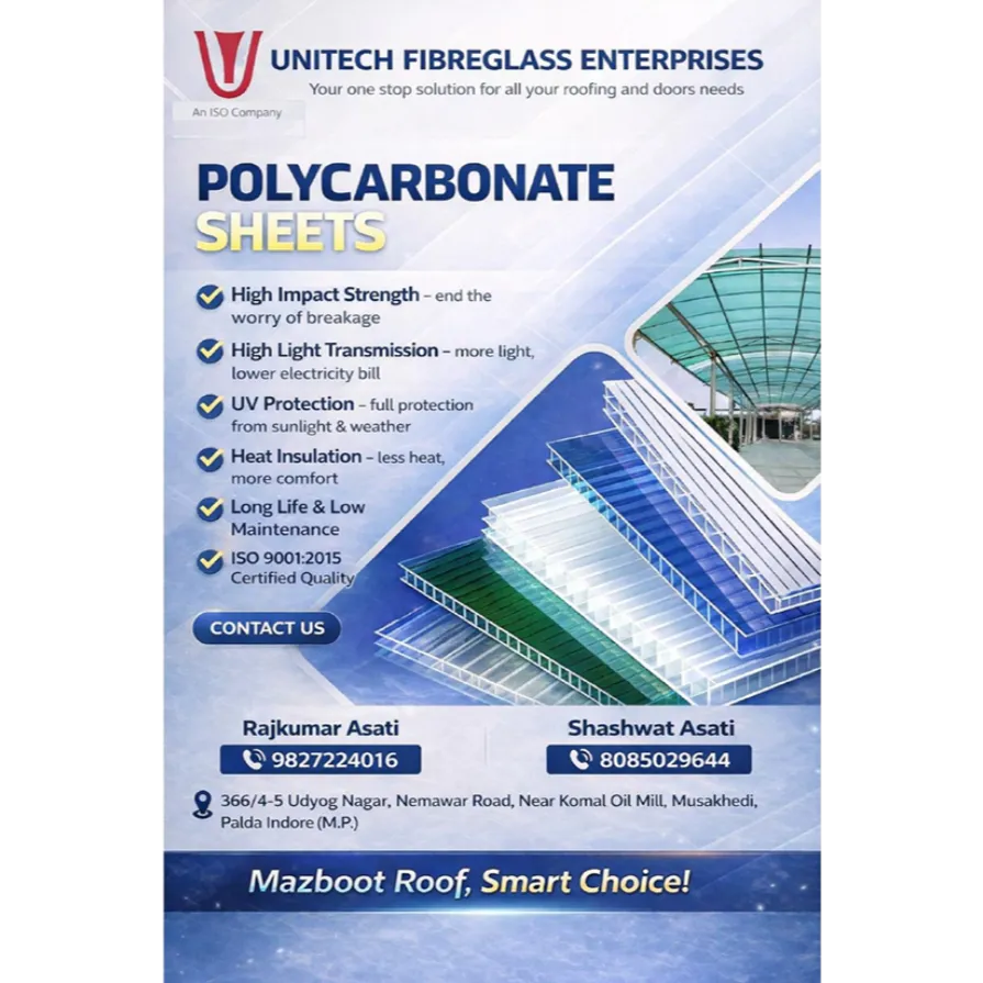 Polycarbonate Sheets in Indore