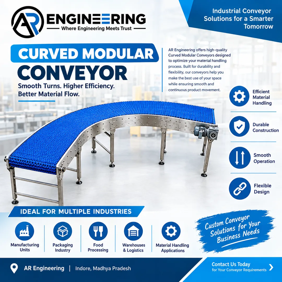 Curved Modular Conveyor in Indore