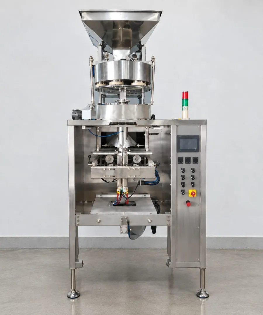 Robotech Automation Faridabad manufactures a Cracked Wheat (Dalia) packing machine (fully automatic ...