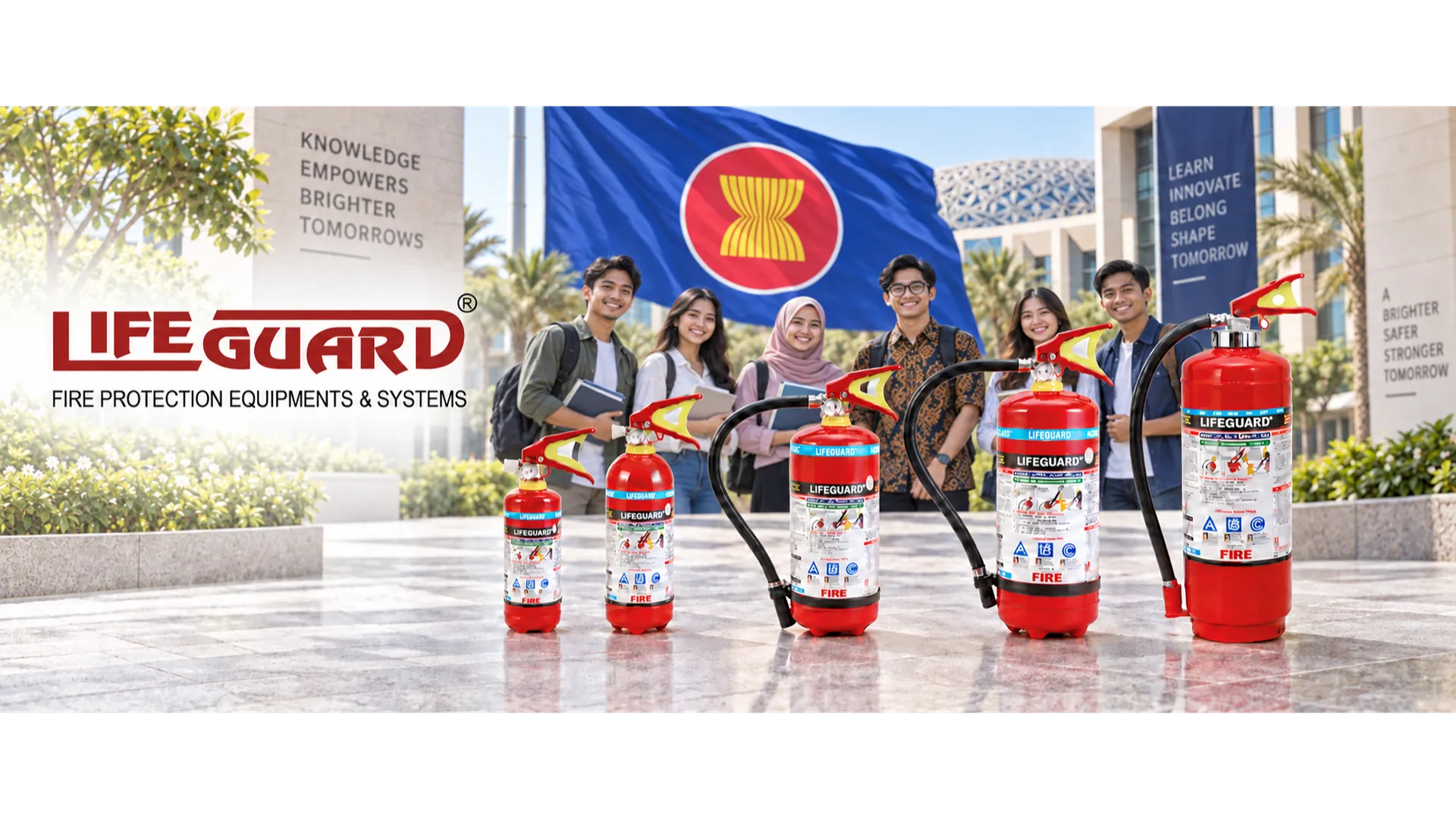 University Fire Protection Supplier in Asia