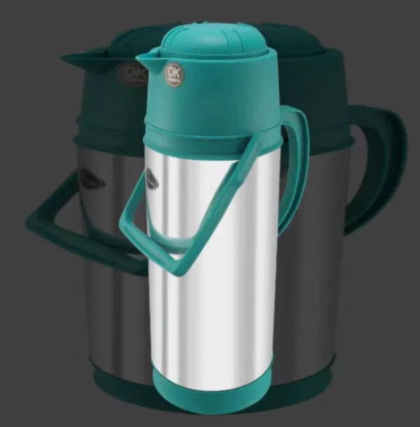 Colored Insulated Kettle for Restaurants with Frequent Beverage Heat Loss