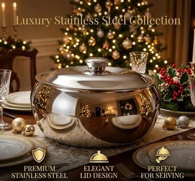 3000 Ml Stainless Steel Casserole Details for Delhi Restaurants