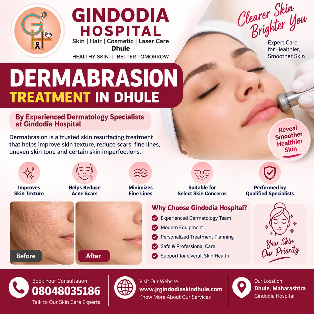 Dermabrasion Doctor in Dhule | Gindodia Hospital