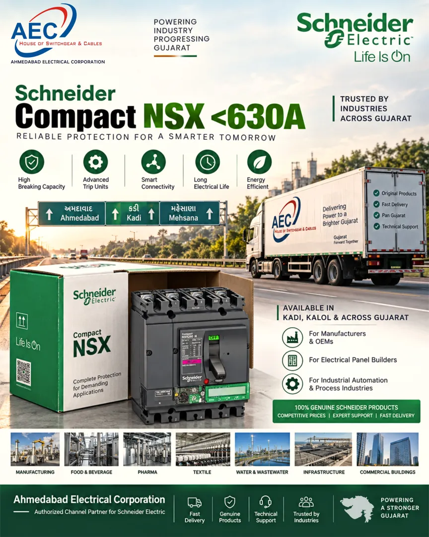 Schneider Distributor in Kadi / Kalol GIDC (Mehsana)