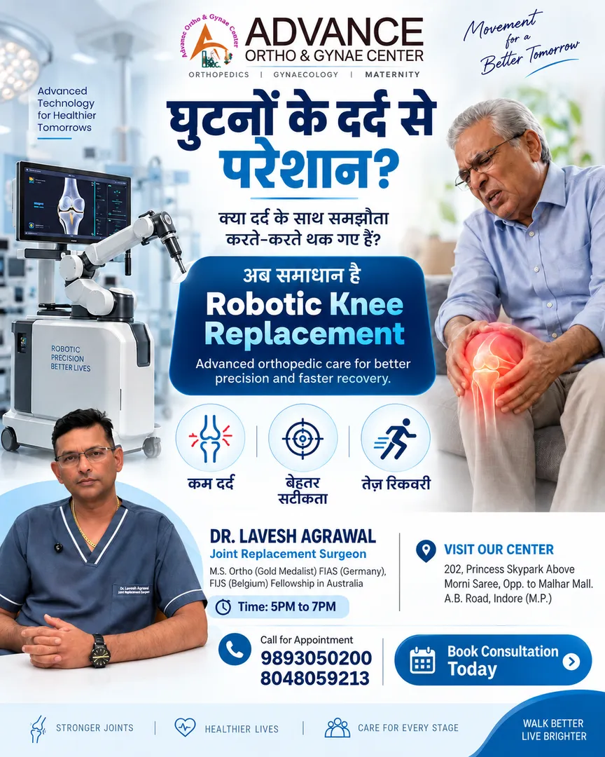 Robotic Knee Replacement Surgery in Indore