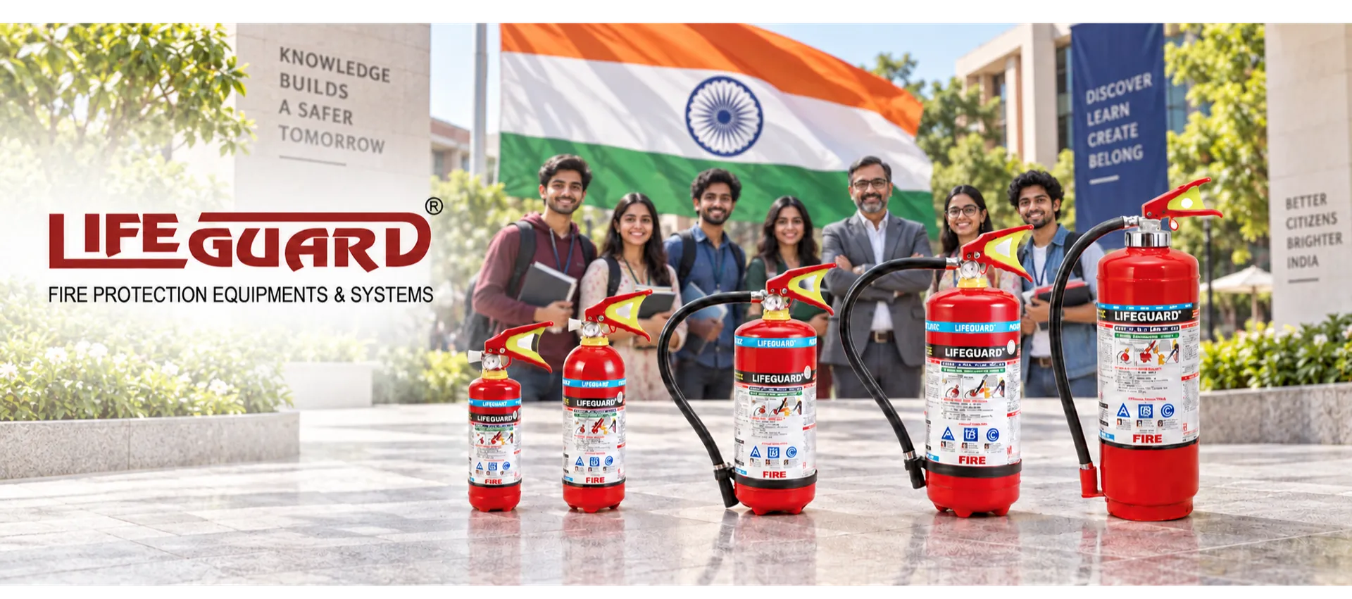 University Fire Safety Equipment Manufacturer in India