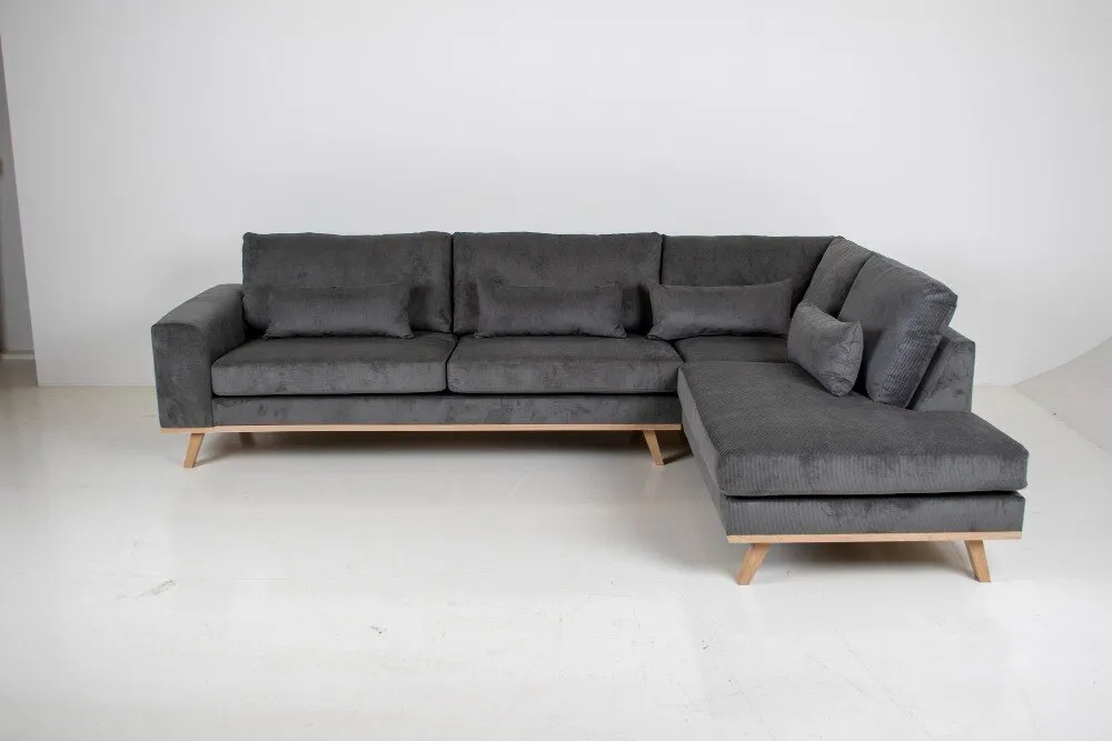 Five Seater Wooden L Shape Sofa for Mumbai Homes