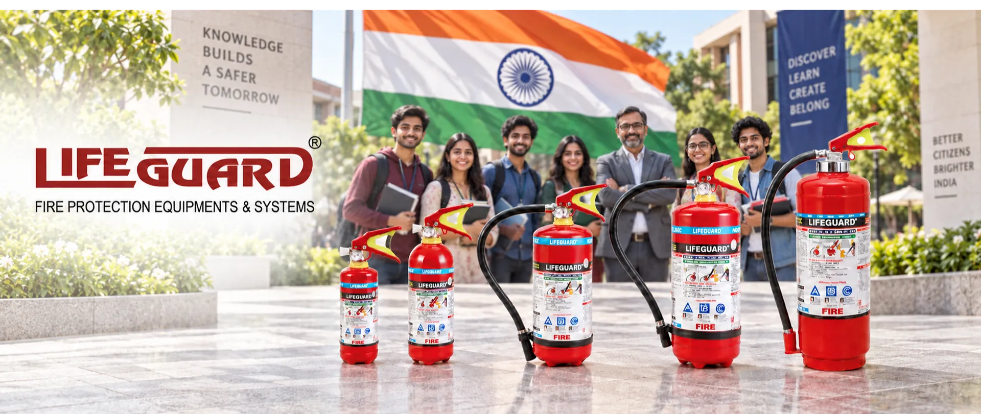 University Fire Safety Equipment Solutions in India