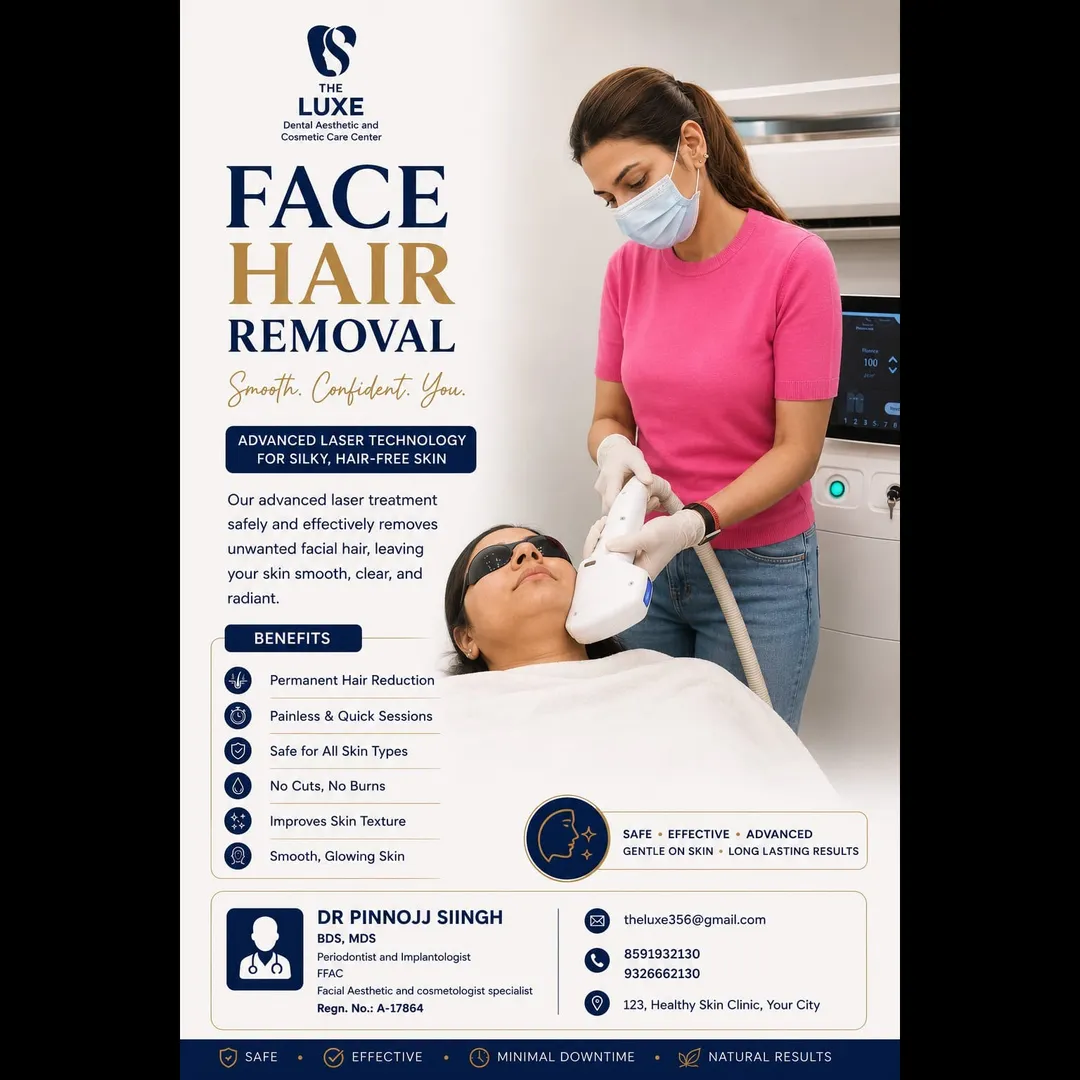 FACE HAIR REMOVAL TREATMENT IN VASHI