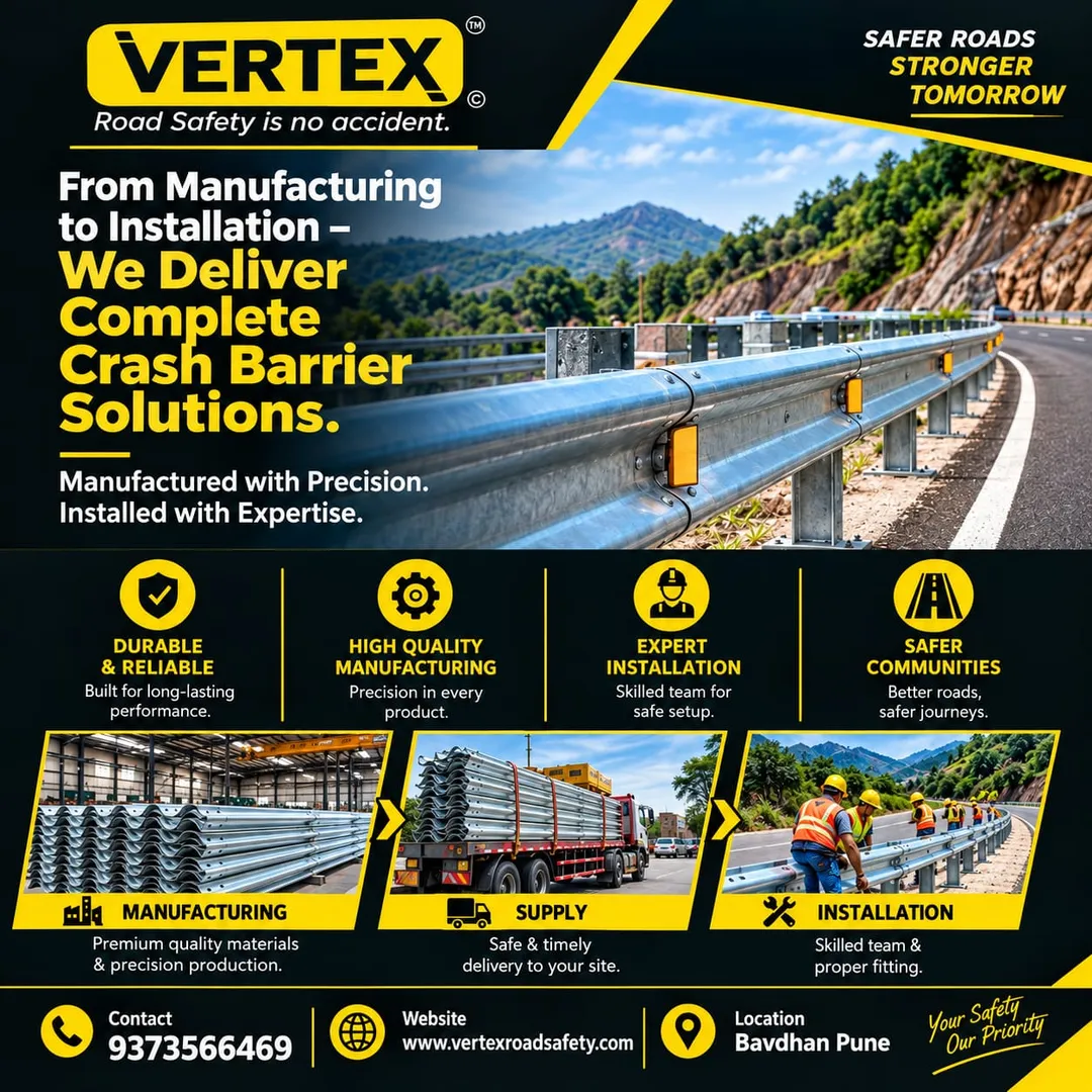 π§ Complete Crash Barrier Solutions by Vertex Road Safety