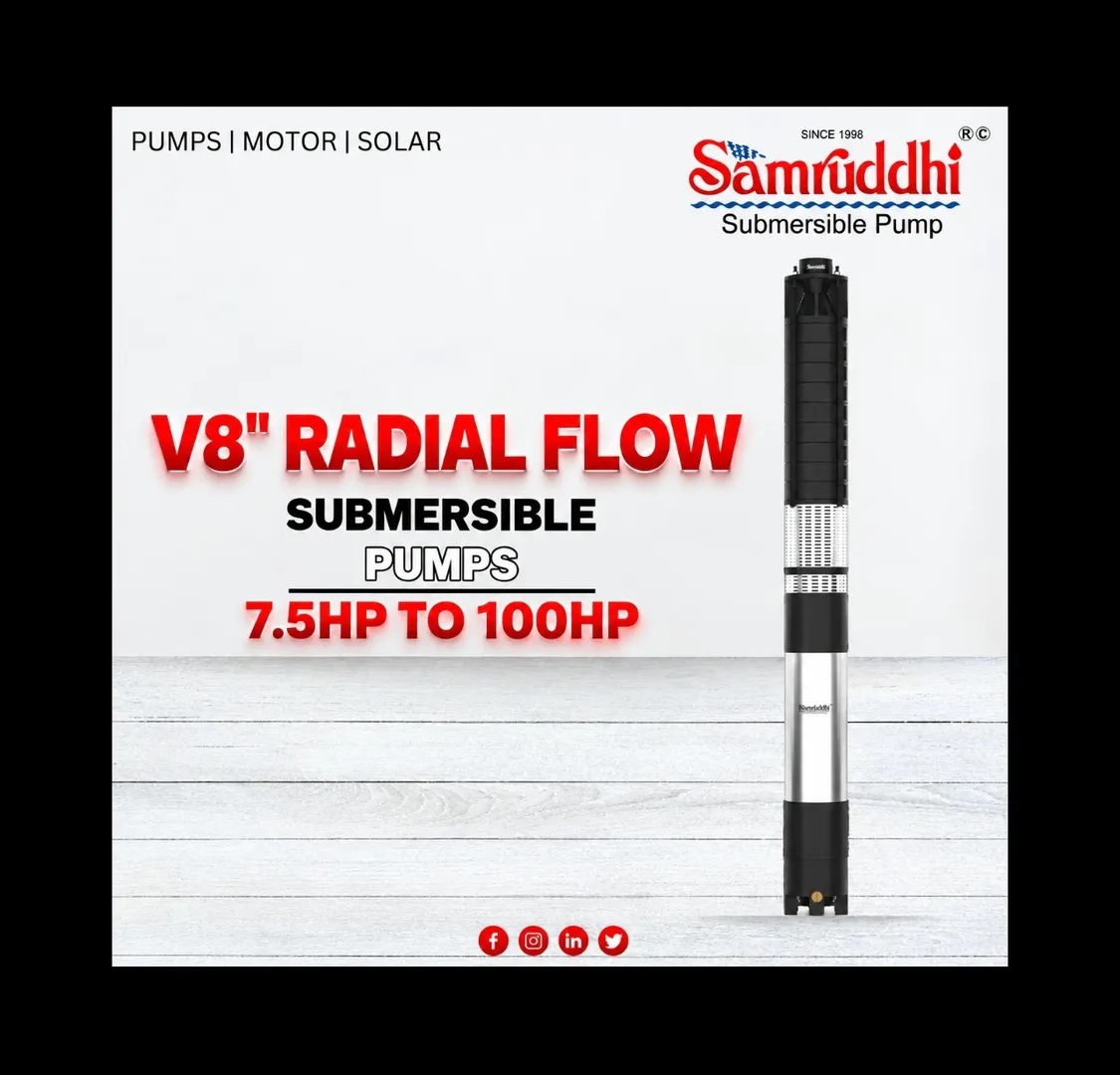 V8 radial flow submersible pump Barabanki