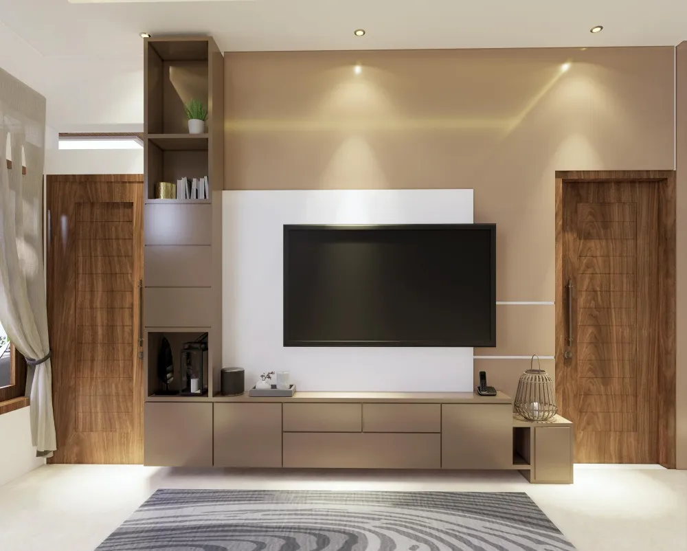 Customized TV Unit Designs for Modern Living Rooms