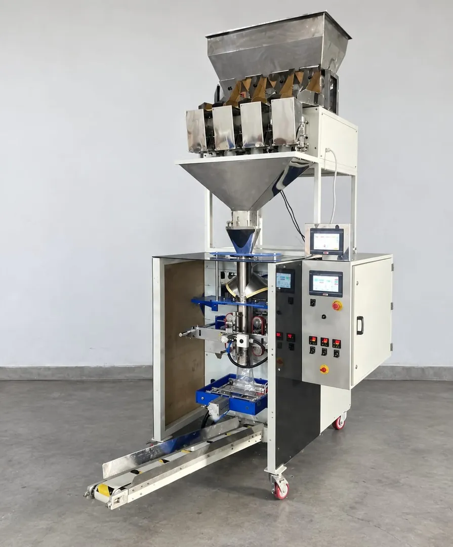Robotech Automation Faridabad introduces Daal (lentil) packing machine (mini collar) designed with a...