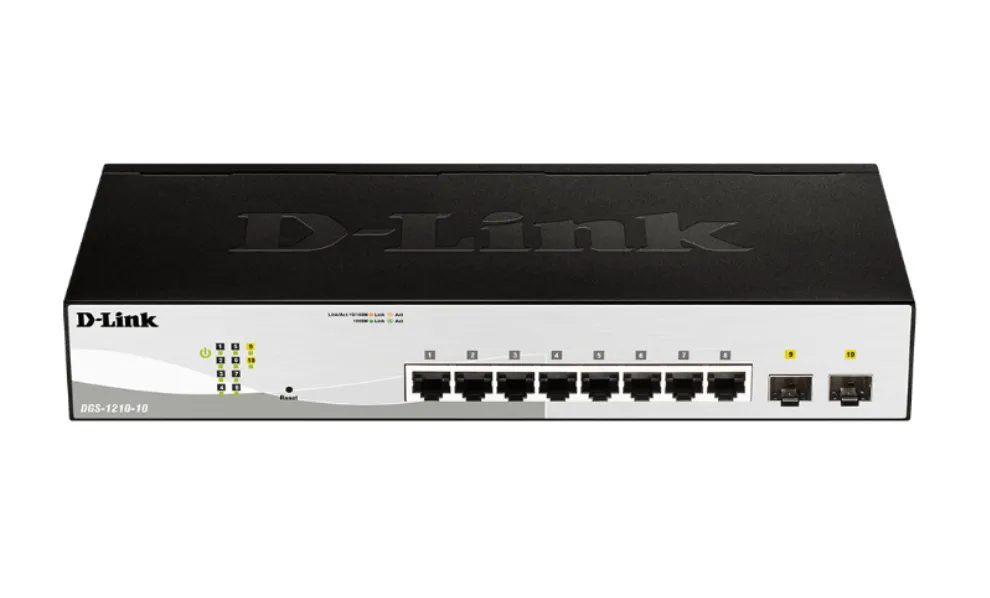 D-LINK 10-Port Gigabit Smart Managed Switch (DGS1210-10)
