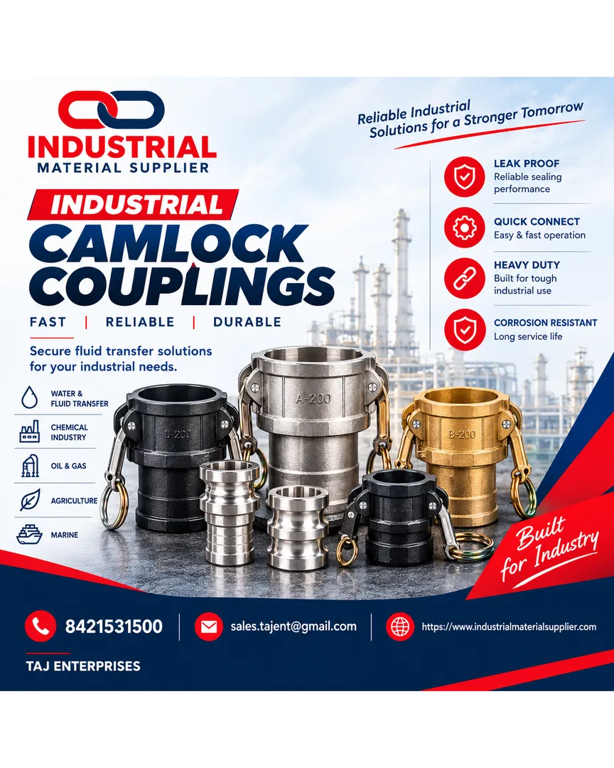 Industrial camlock coupling