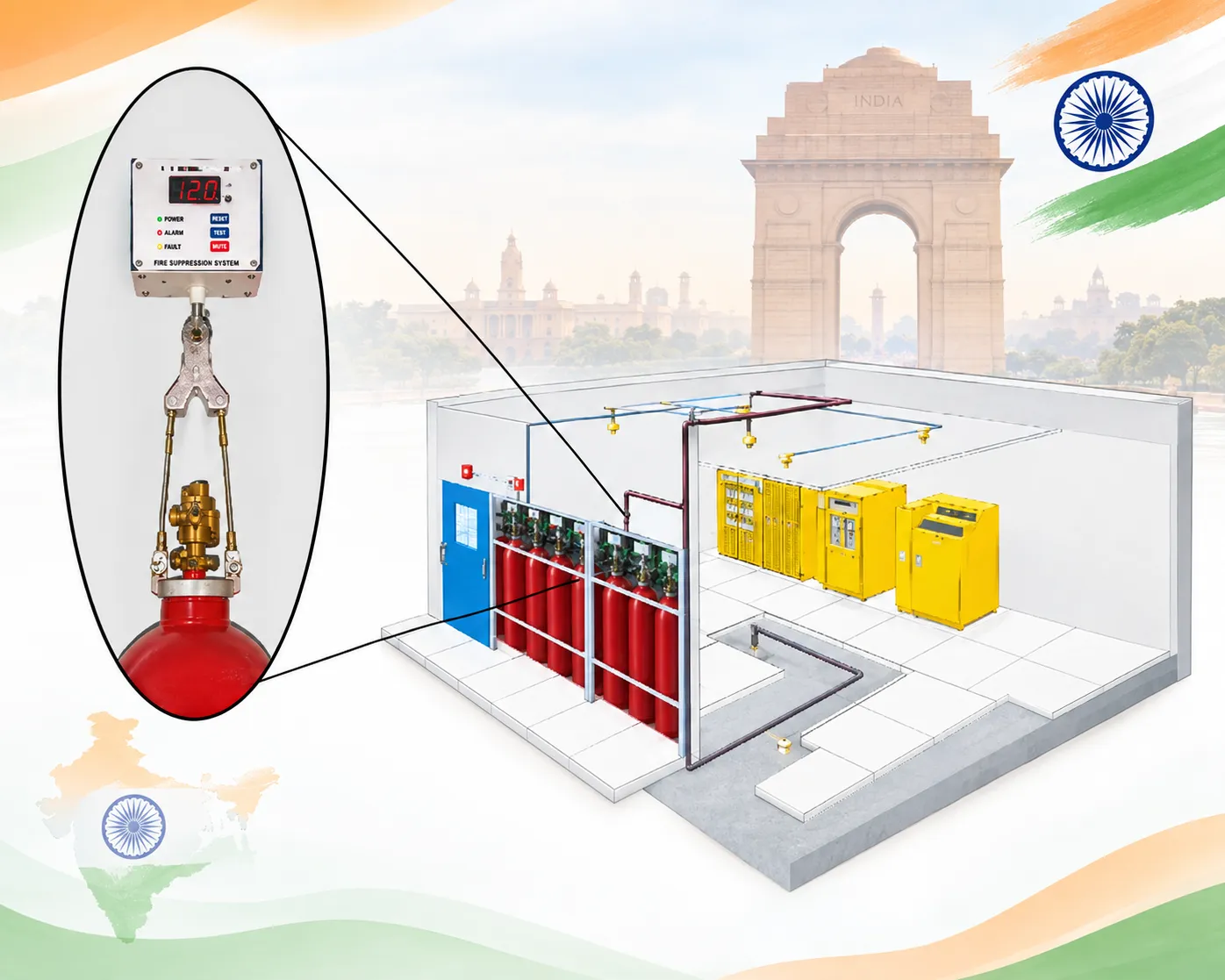 Airport Clean Agent Suppression Supplier India