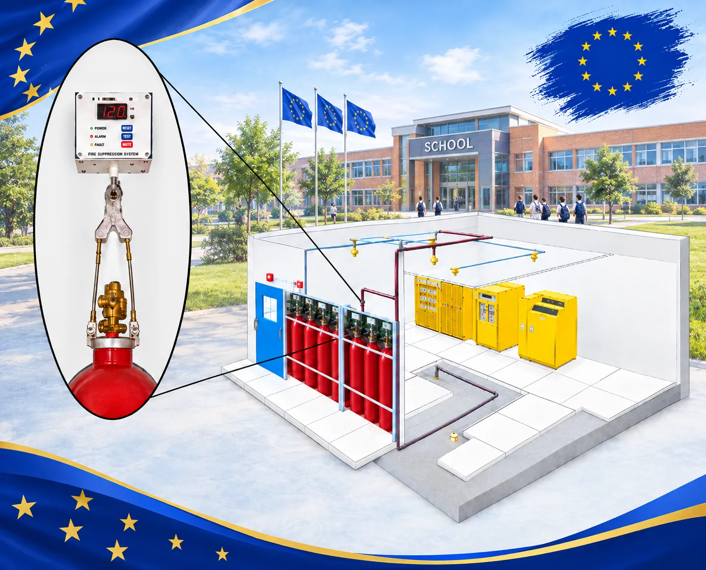 Airport Clean Agent Suppression Company Europe