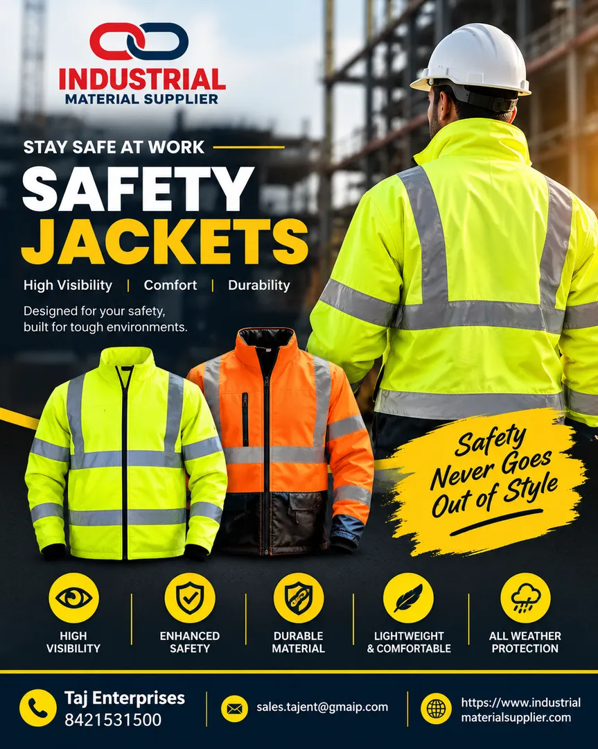 Safety Jackets for Maximum Visibility & Protection
