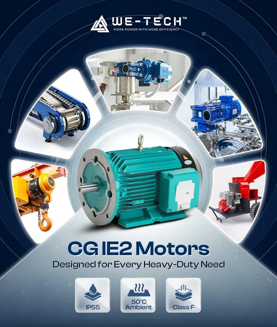Industrial Motor in Ahmedabad | We Tech Power Solutions Ltd.