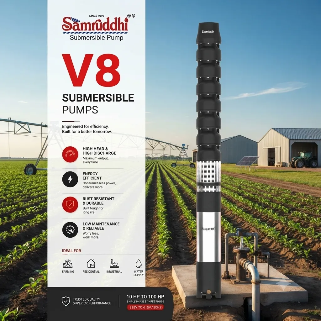 V8 mixed flow submersible pump Shravasti