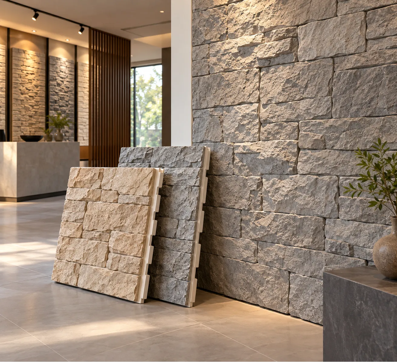 What to Check When Comparing PU Stone Suppliers in Pune for Feature Walls