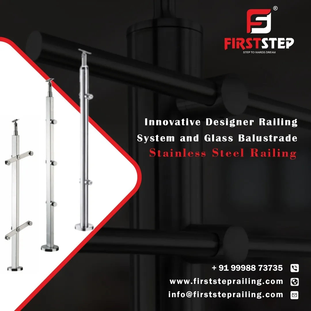 SS Glass Railing | Stainless Steel & Glass Railing Rajkot