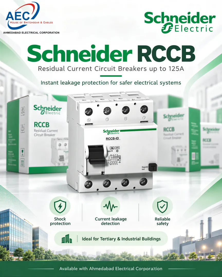 Schneider RCCB RCBO Dealer in Ahmedabad