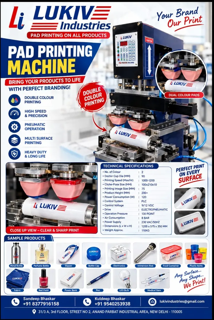 Double Colour Pad Printing Machine