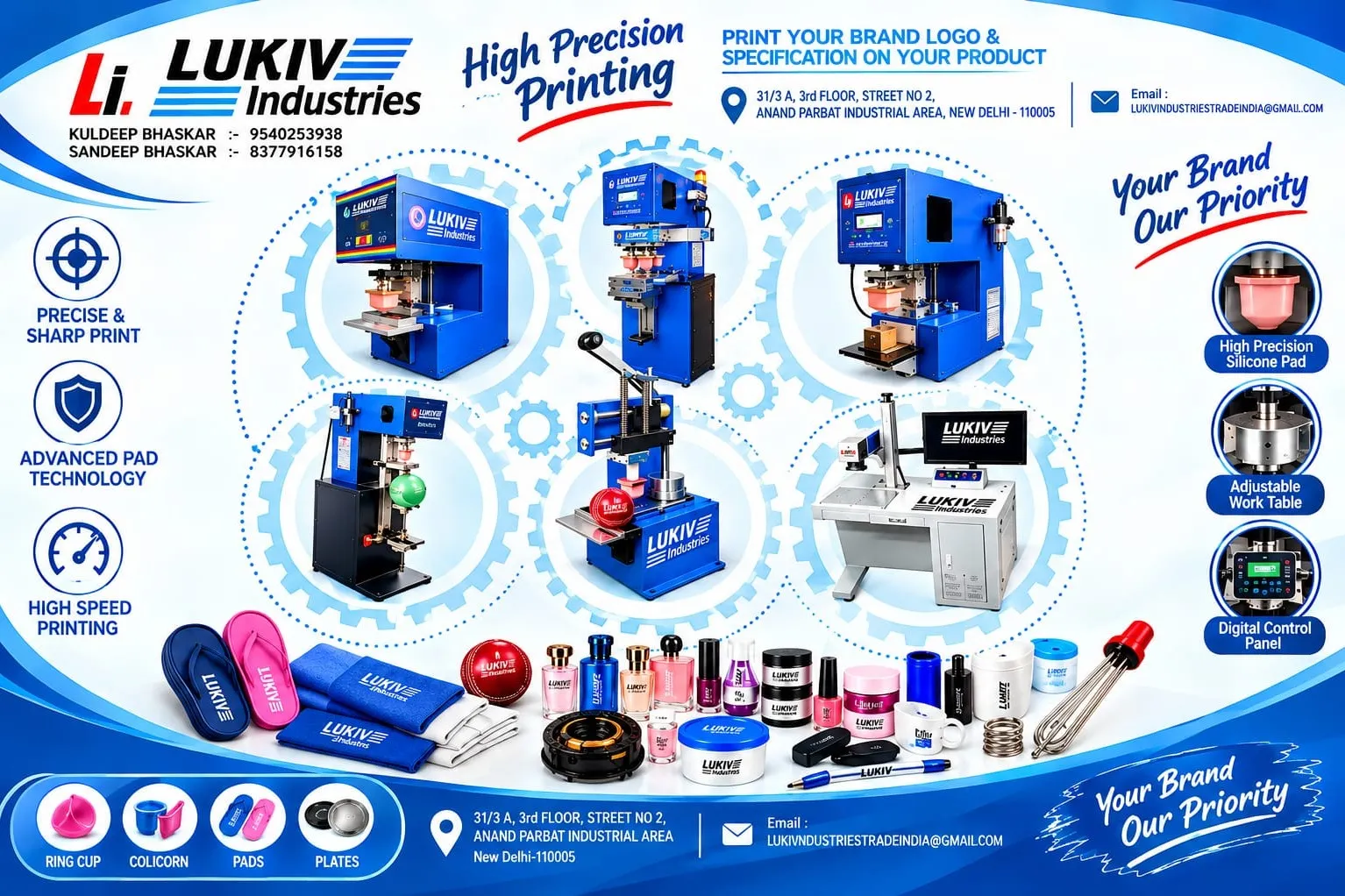 Complete Pad Printing Machine & Accessories