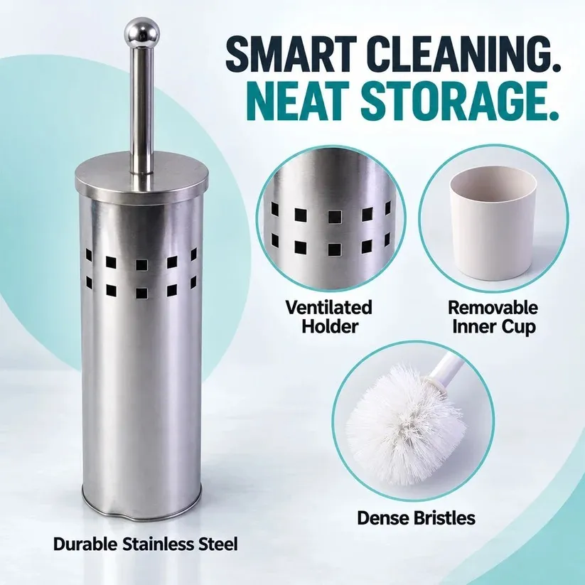 Stainless Steel Toilet Brush Dropshipping Products, Pan India Supplier