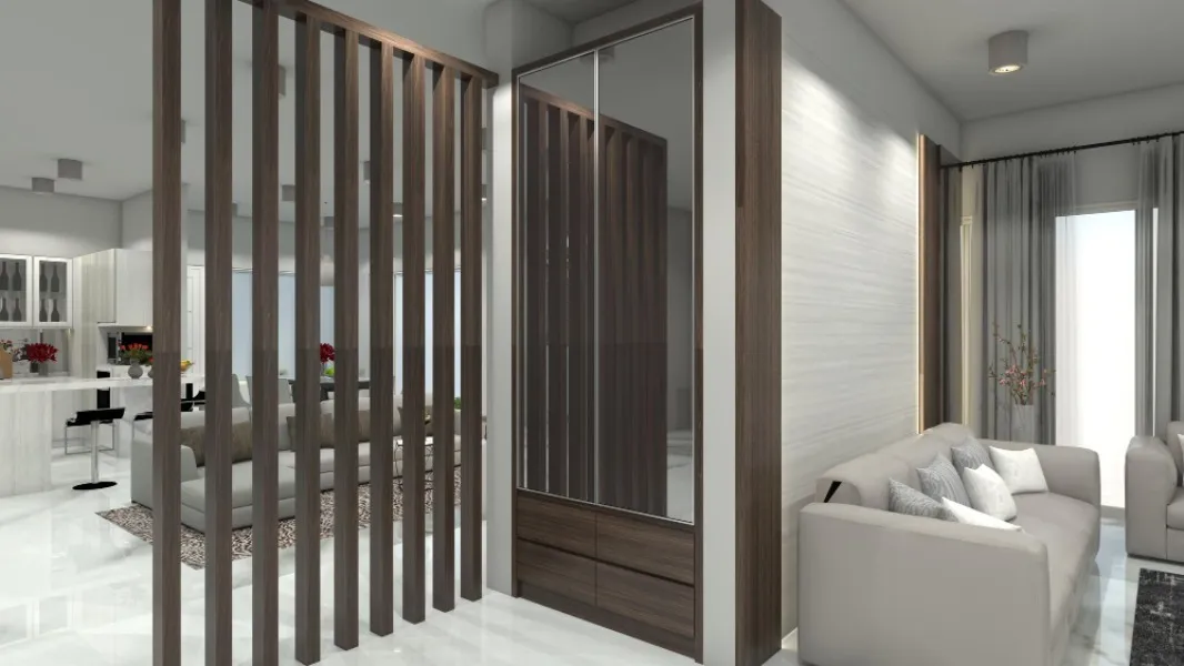 Wooden Partition Ideas for Stylish Living Rooms