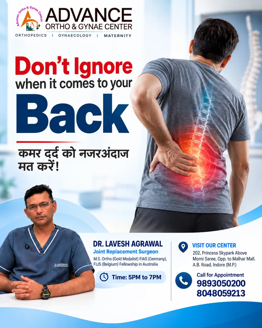 Doctor for Back Pain in Dewas
Looking for a Doctor for Back Pain in Dewas? Dr. Lavesh Agrawal at Ad...
