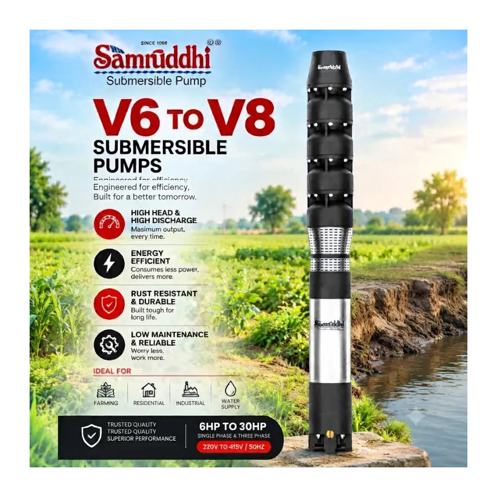 V6–V8 सबमर्सिबल पंप बाराबंकी उत्तर प्रदेश