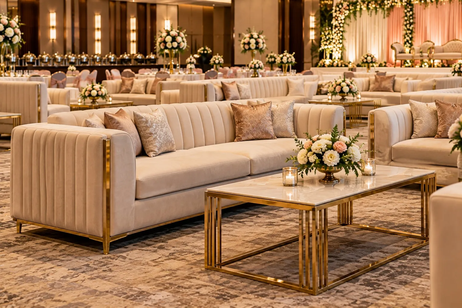 Banquet Sofa in Greater Noida How to Select Comfortable Seating for Event Venues