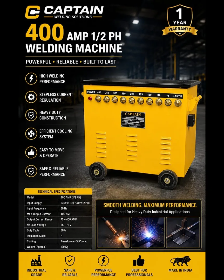 400 AMP 1/2 PHASE STUD WELDING MACHINE