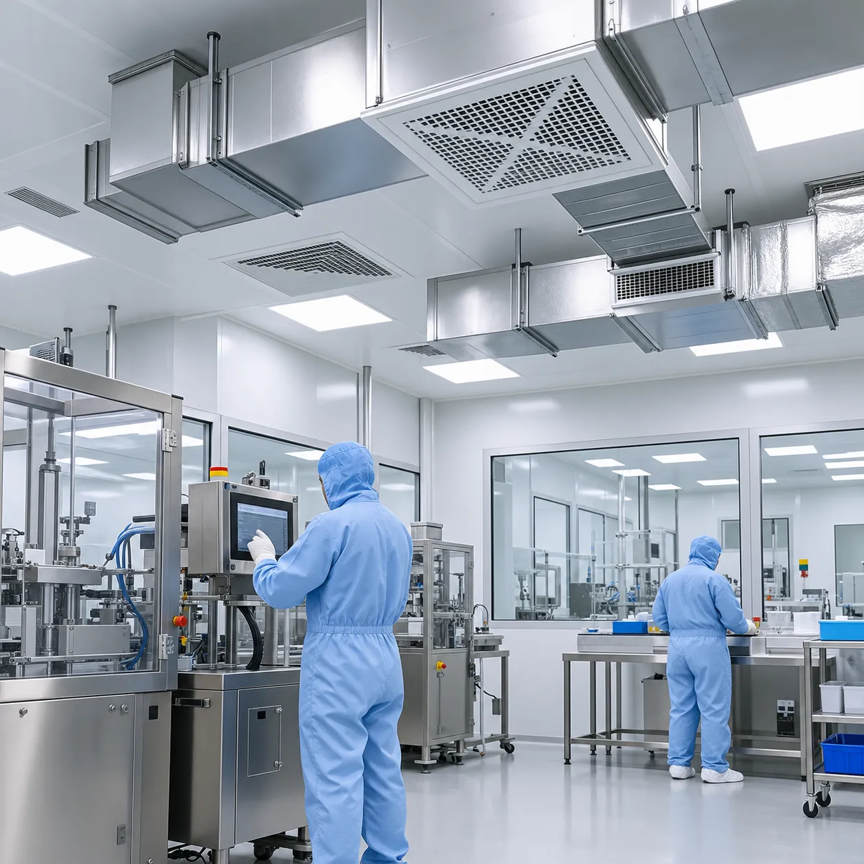 Why Clean Room HVAC Systems Depend on Airflow Pressure and Filtration Control