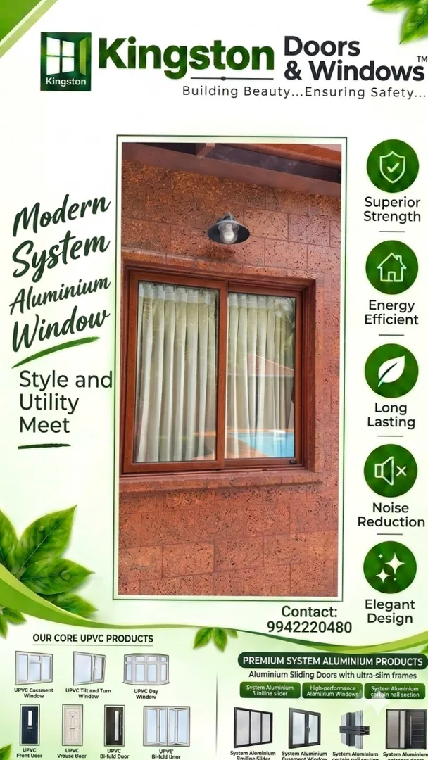 modern system aluminium window manufacturer in coimbatore