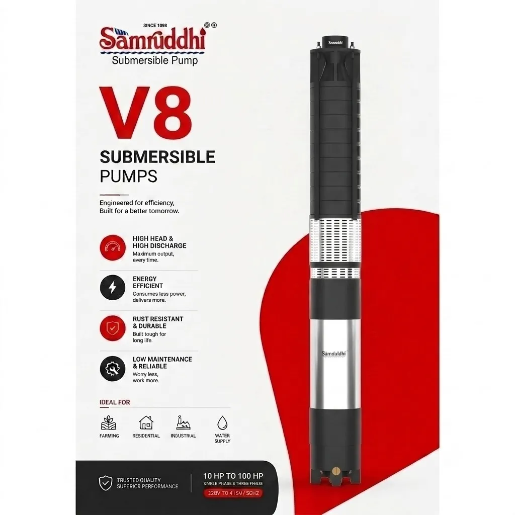 V8 सबमर्सिबल पंप बरेली उत्तर प्रदेश