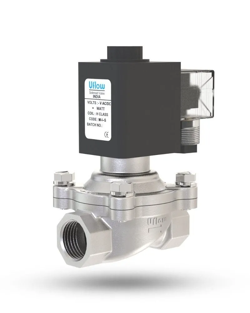 2/2 WAY PILOT OPERATED DIAPHRAGM TYPE HIGH PRESSURE SOLENOID VALVE (NC/NO)