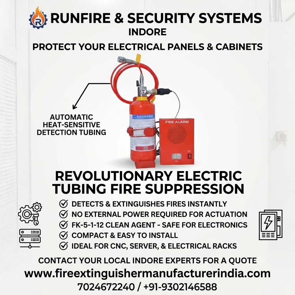 Electric Tubing Panel Fire Suppression System in India –
