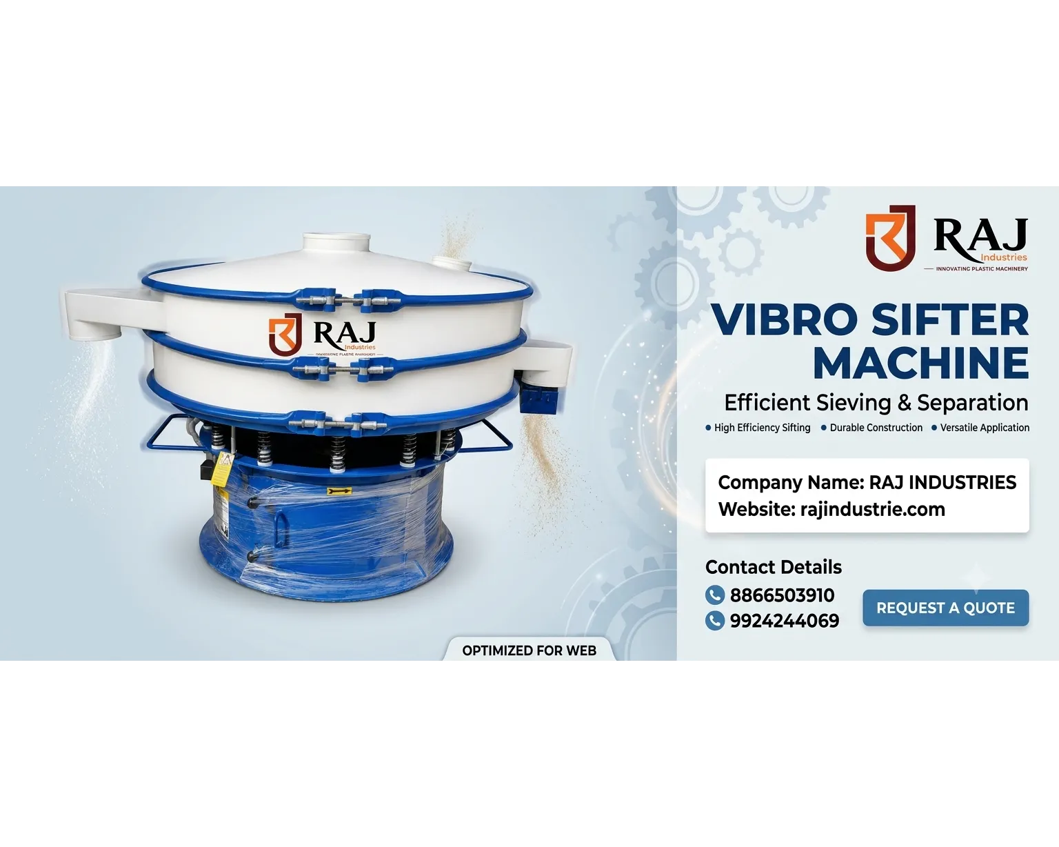 Vibro Sifter Machine Manufacturing in Avadi Tamil Nadu India